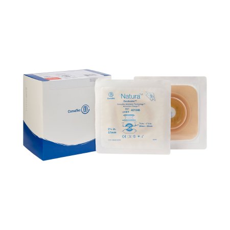 Wafer Ostomy Barrier Natura™ Moldable Durahesive® Adhesive 57 mm Flange Sur-Fit® Natura® System Hydrocolloid Tape Collar 7/8 to 1-1/4 Inch Opening by ConvaTec/A Squibb Company  ID 421040
